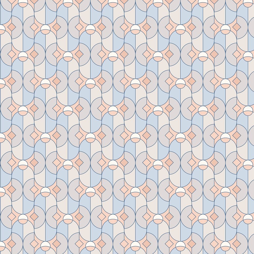 Colorful pastel geometric seamless pattern vector