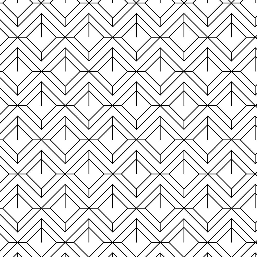 White geometric patterned background vector