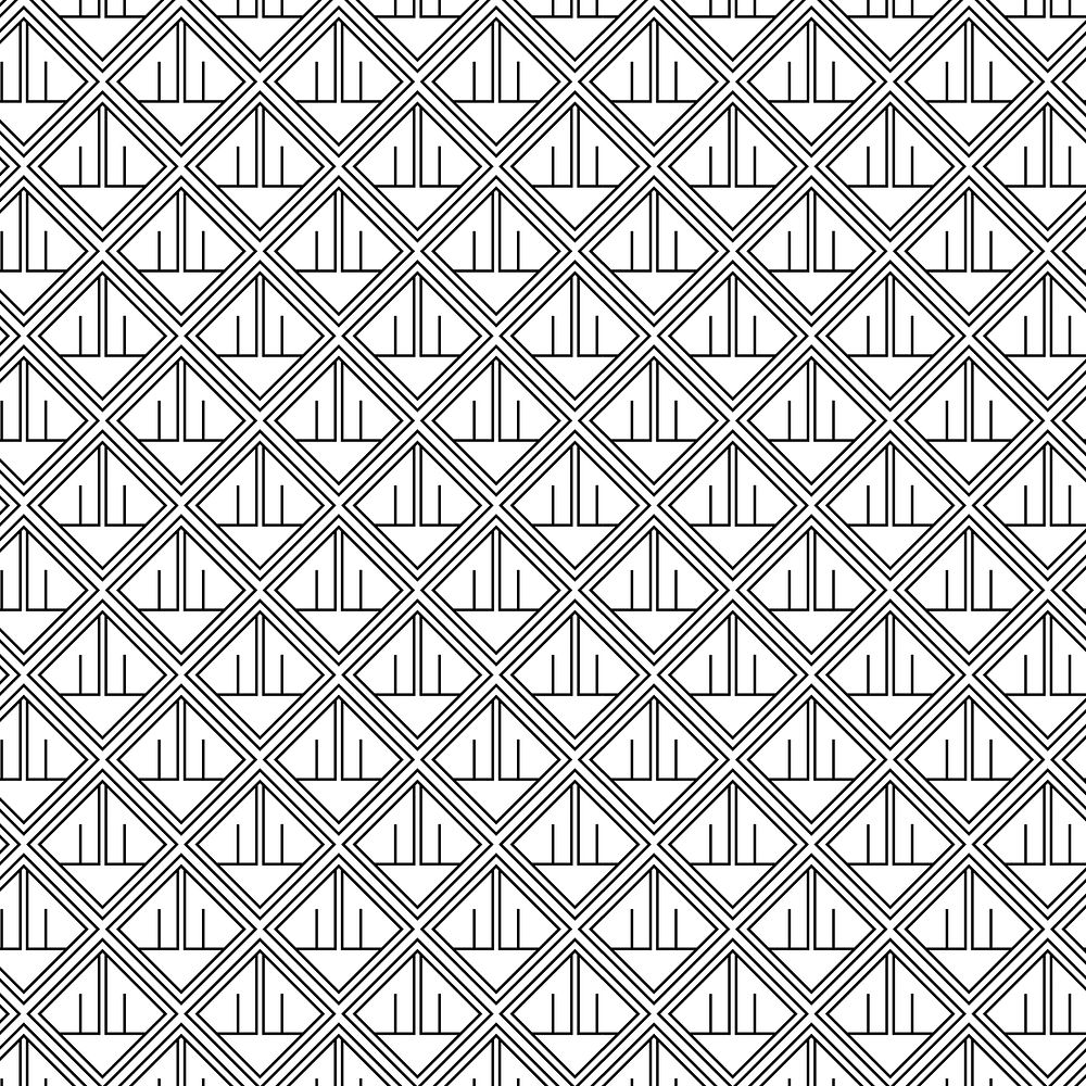 White geometric patterned background vector