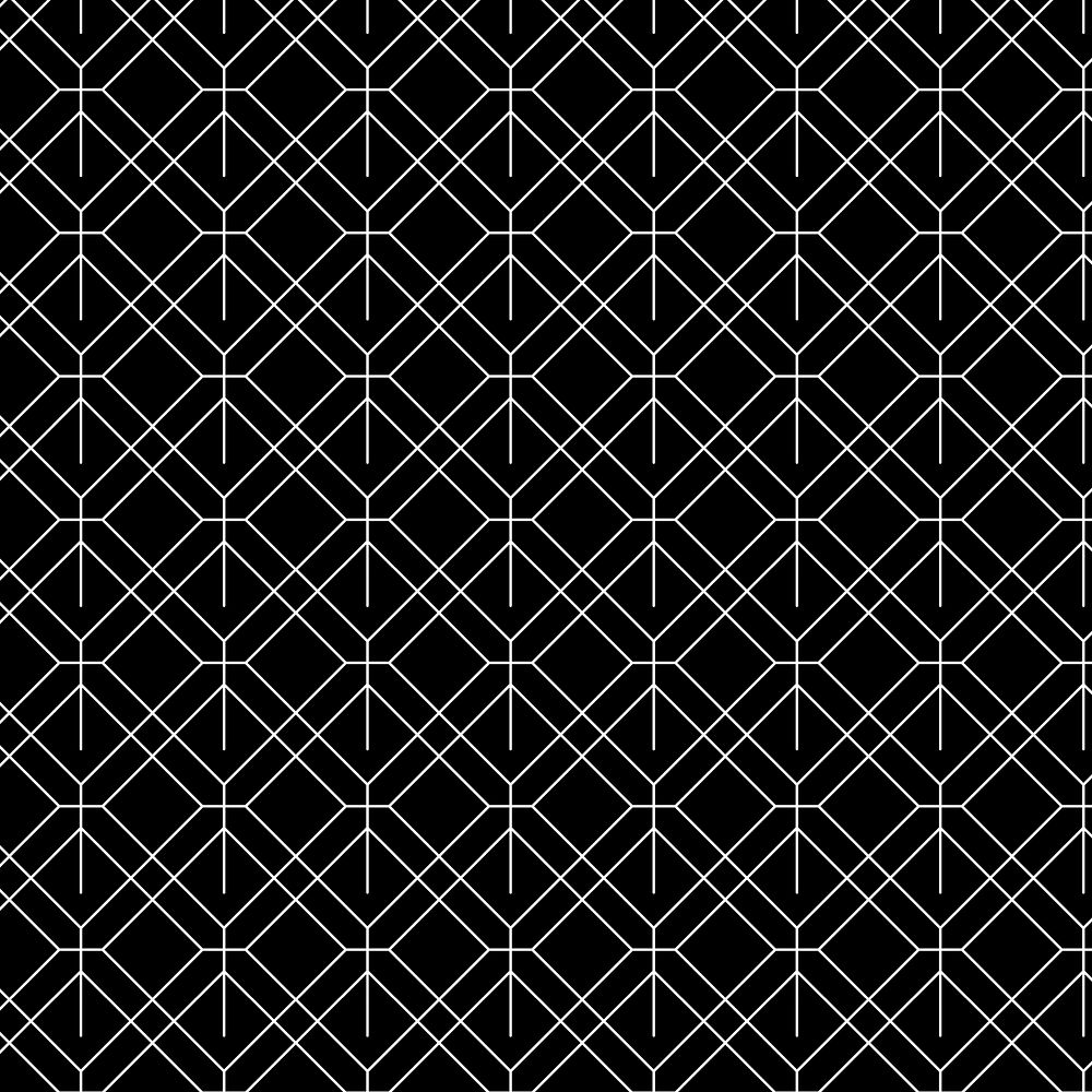 Black geometric patterned background vector