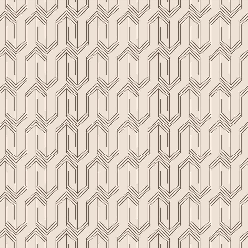 Beige geometric patterned background vector