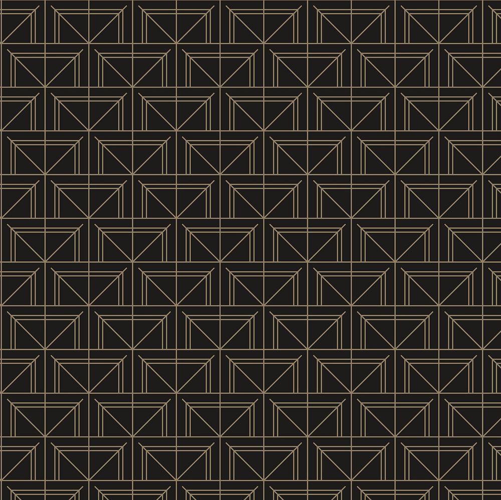 Black and bronze geometric patterned background vector