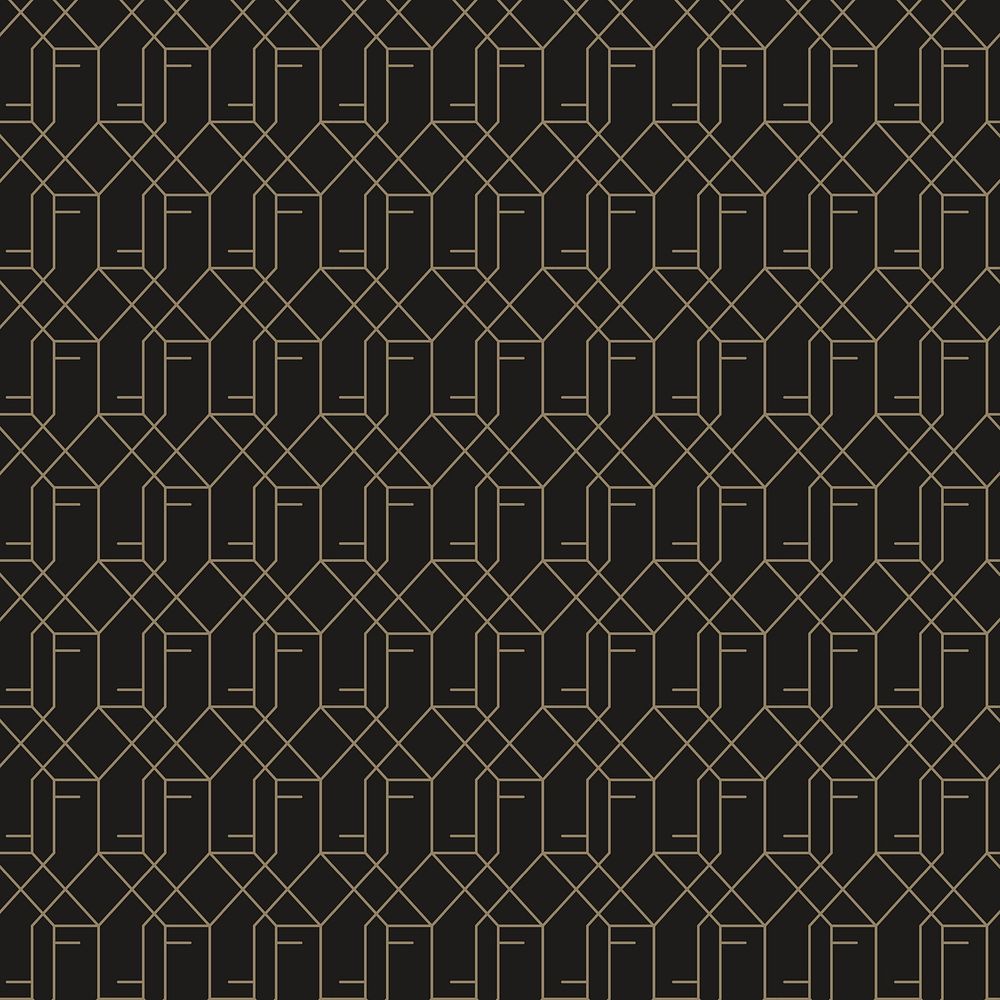 Black and bronze geometric patterned background vector