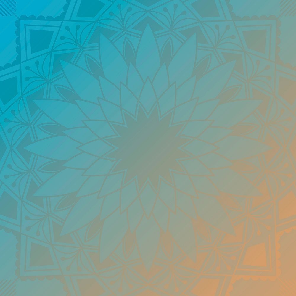 Colorful mandala pattern background vector