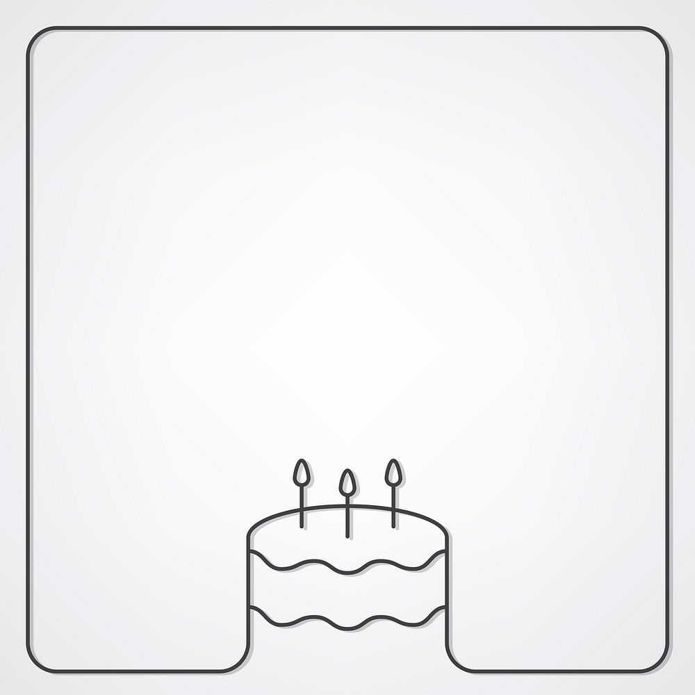 Birthday celebration greeting card vector
