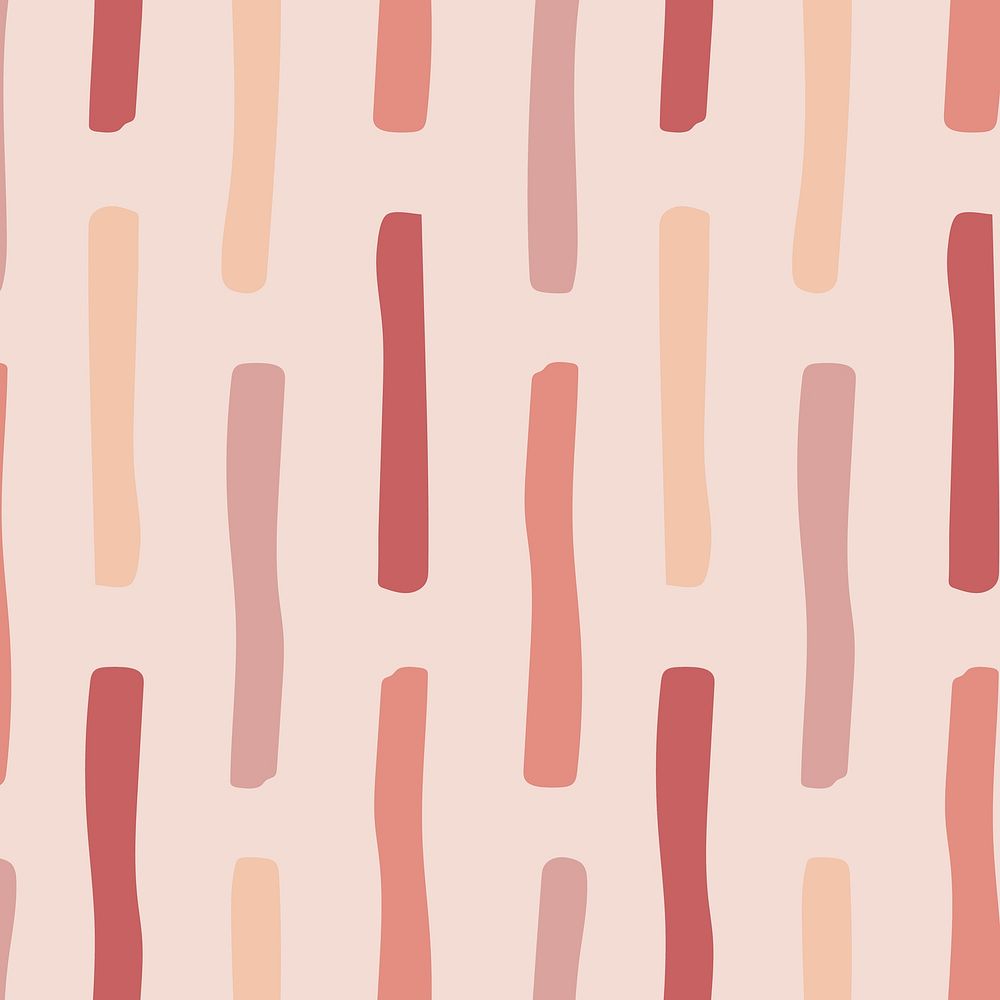 Pink seamless stripe patterned background vector