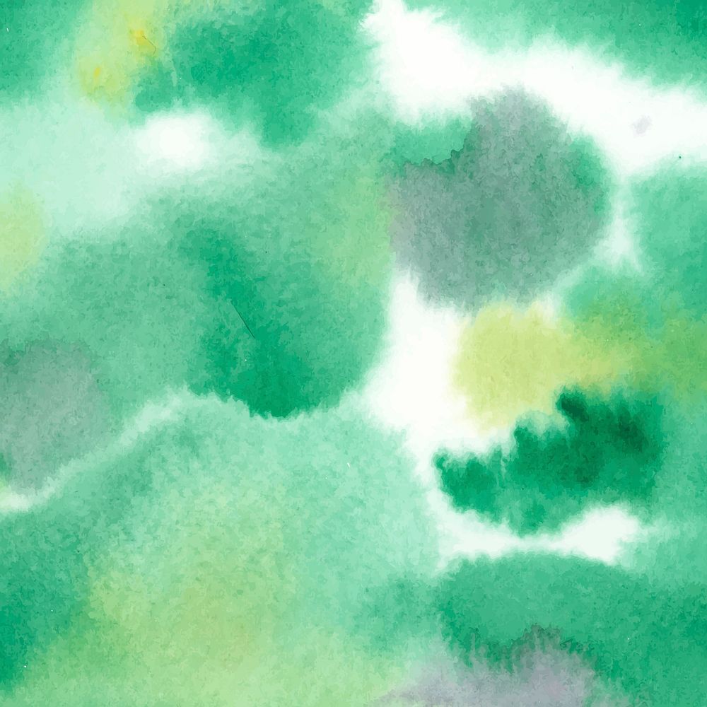 Abstract green watercolor stain texture