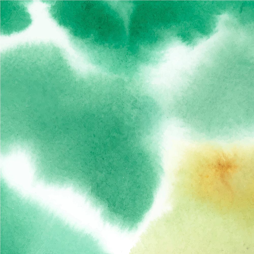 Abstract green watercolor stain texture