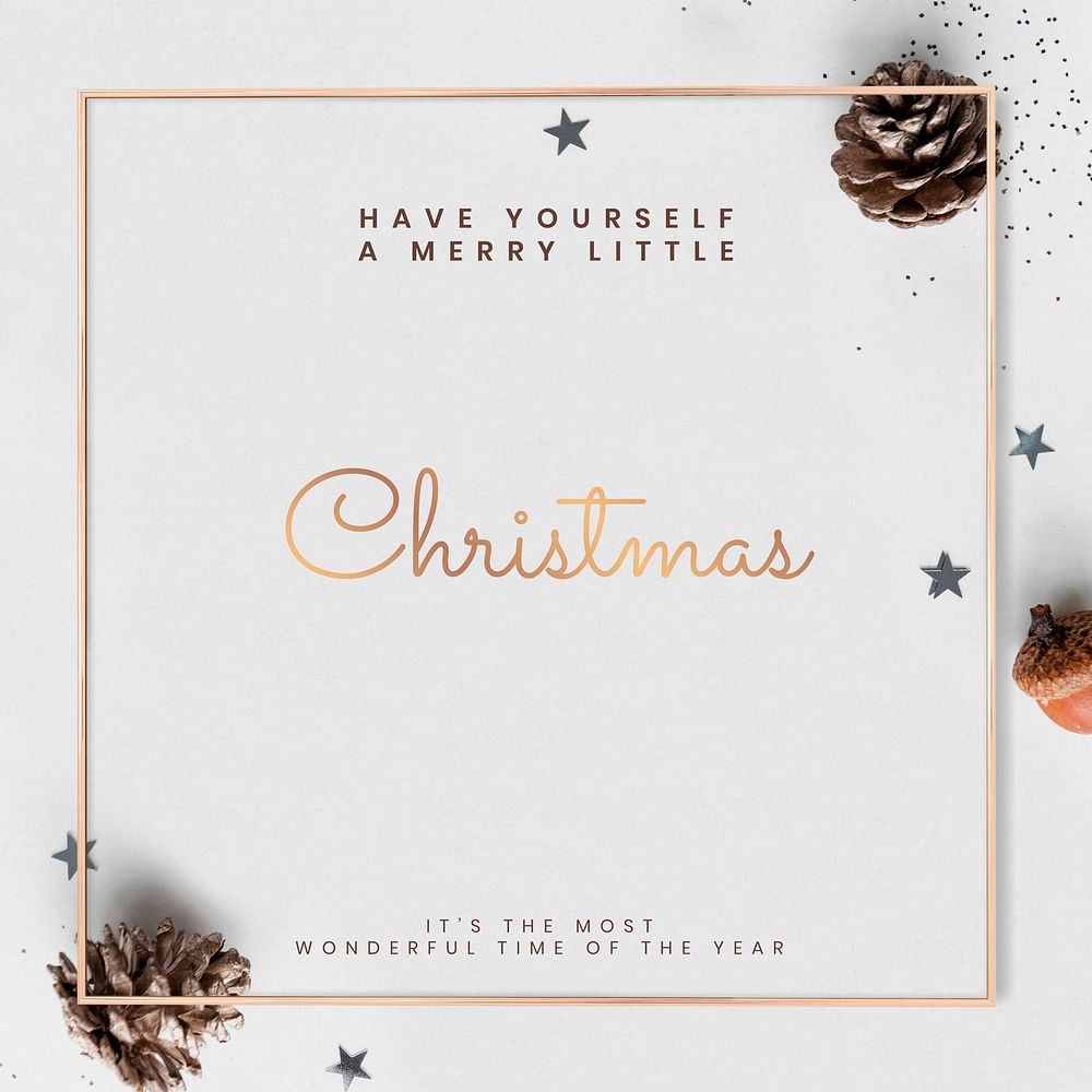 Christmas greeting social media banner background