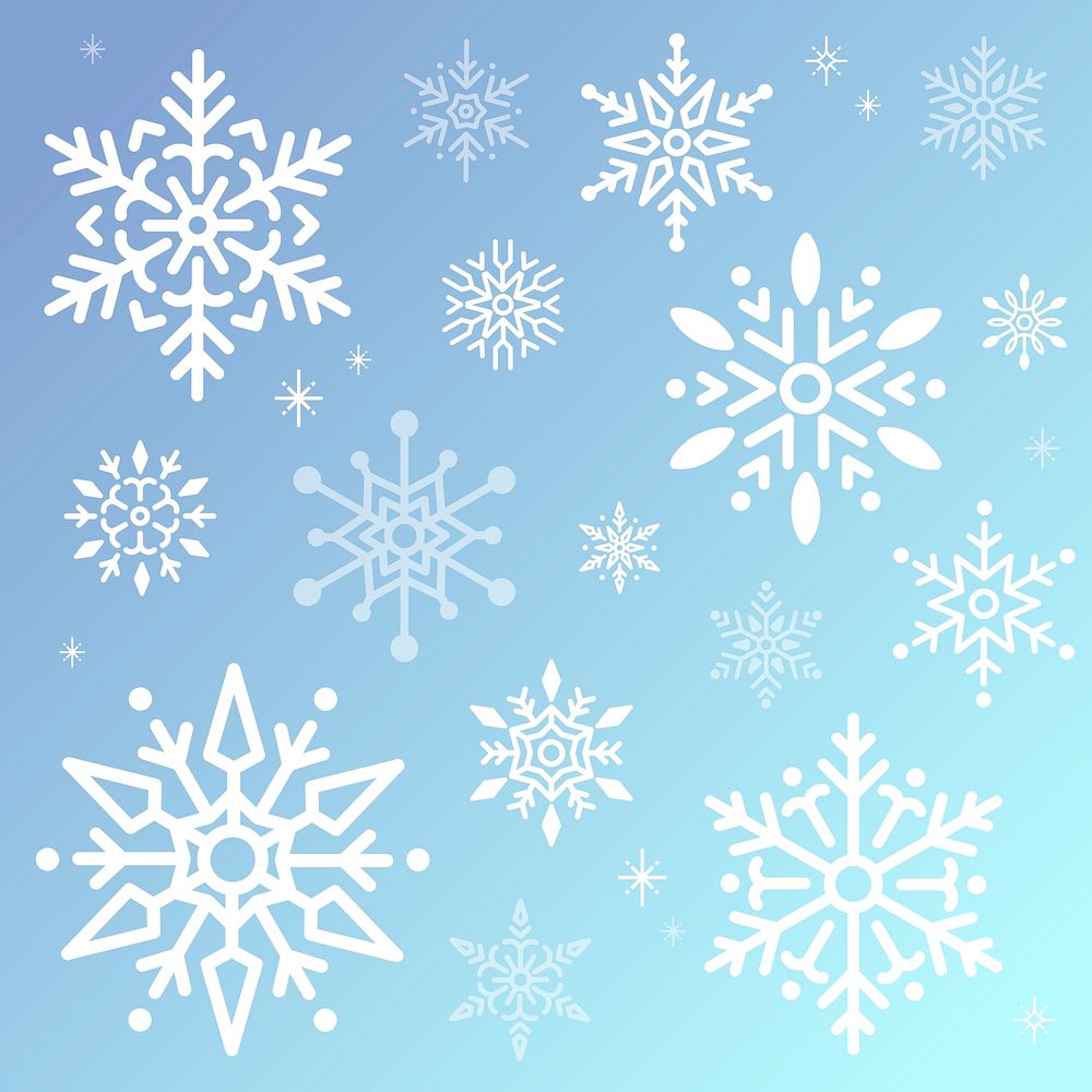 Snowflake Christmas design background vector