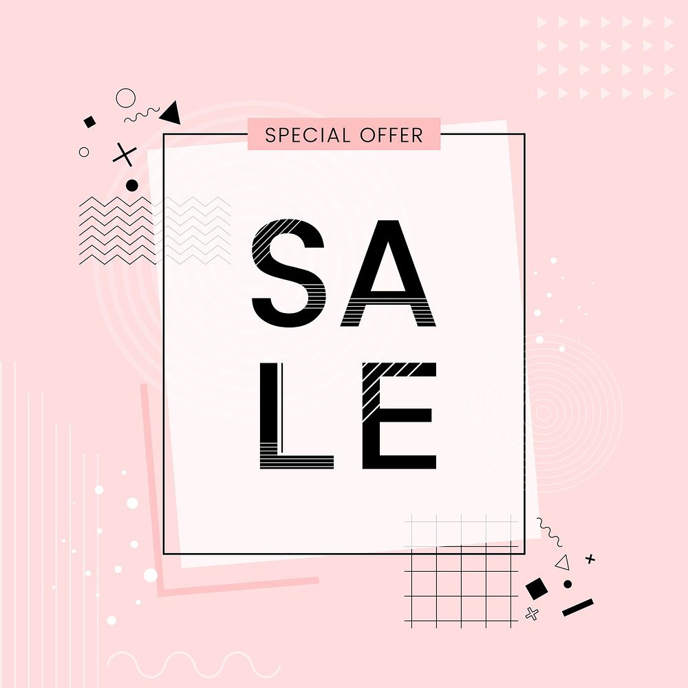 Special offer sale promotion vector