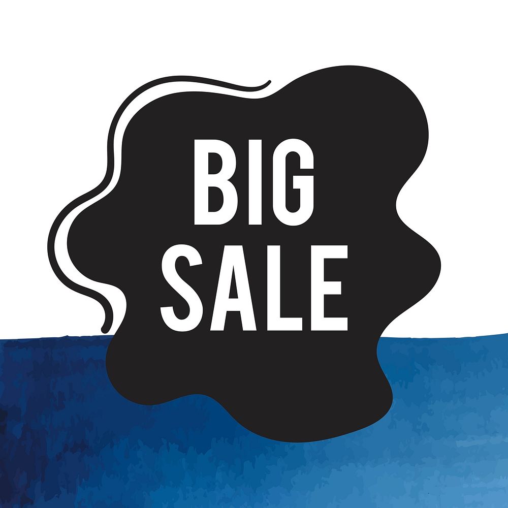 Big sale promotion announcement board vector