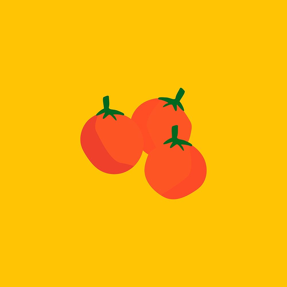 Fresh tomatoes healthy ingredient vector