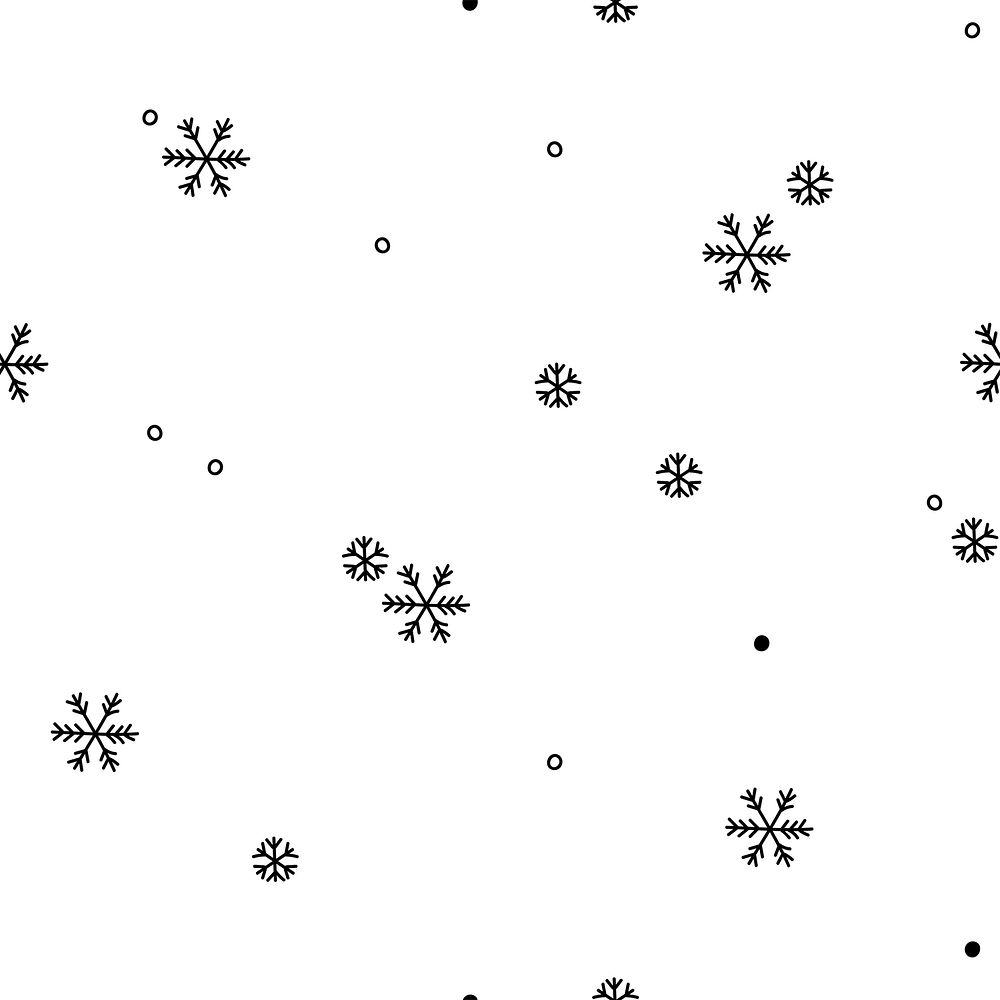 Snowflake pattern background vector