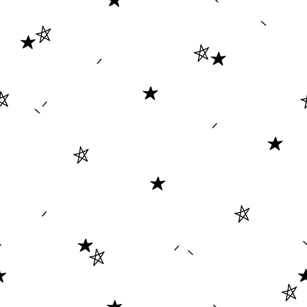 Blue stars pattern background vector