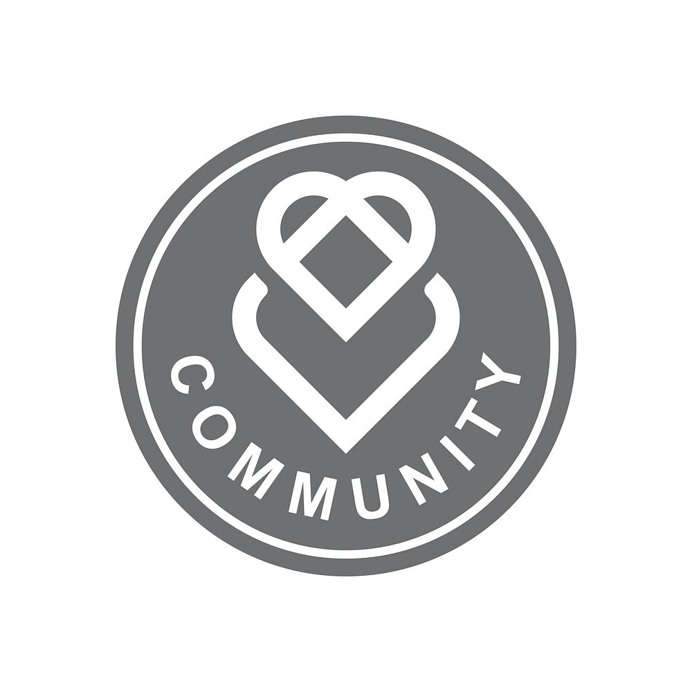 Community branding logo design samples
