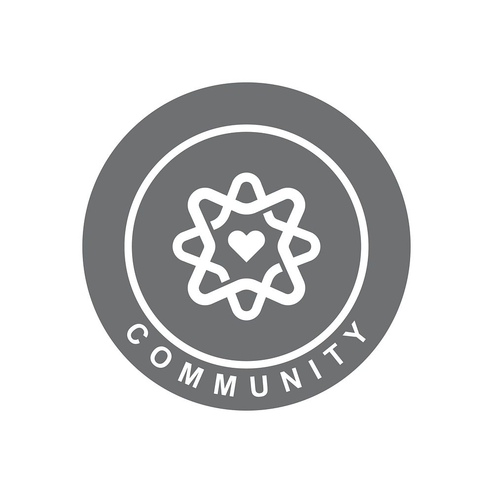 Community logo concept illustration