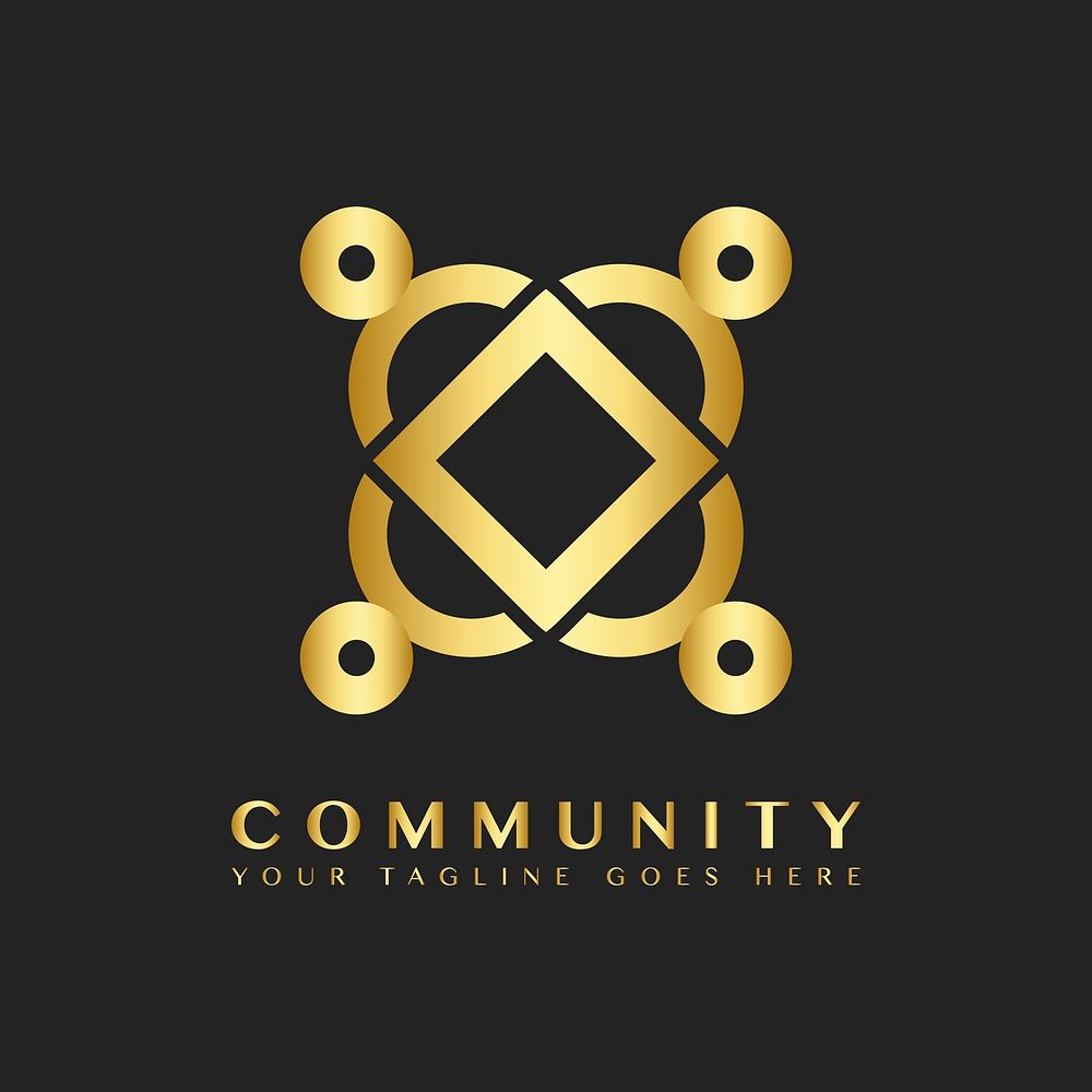 Community branding logo design sample | Free Vector - rawpixel