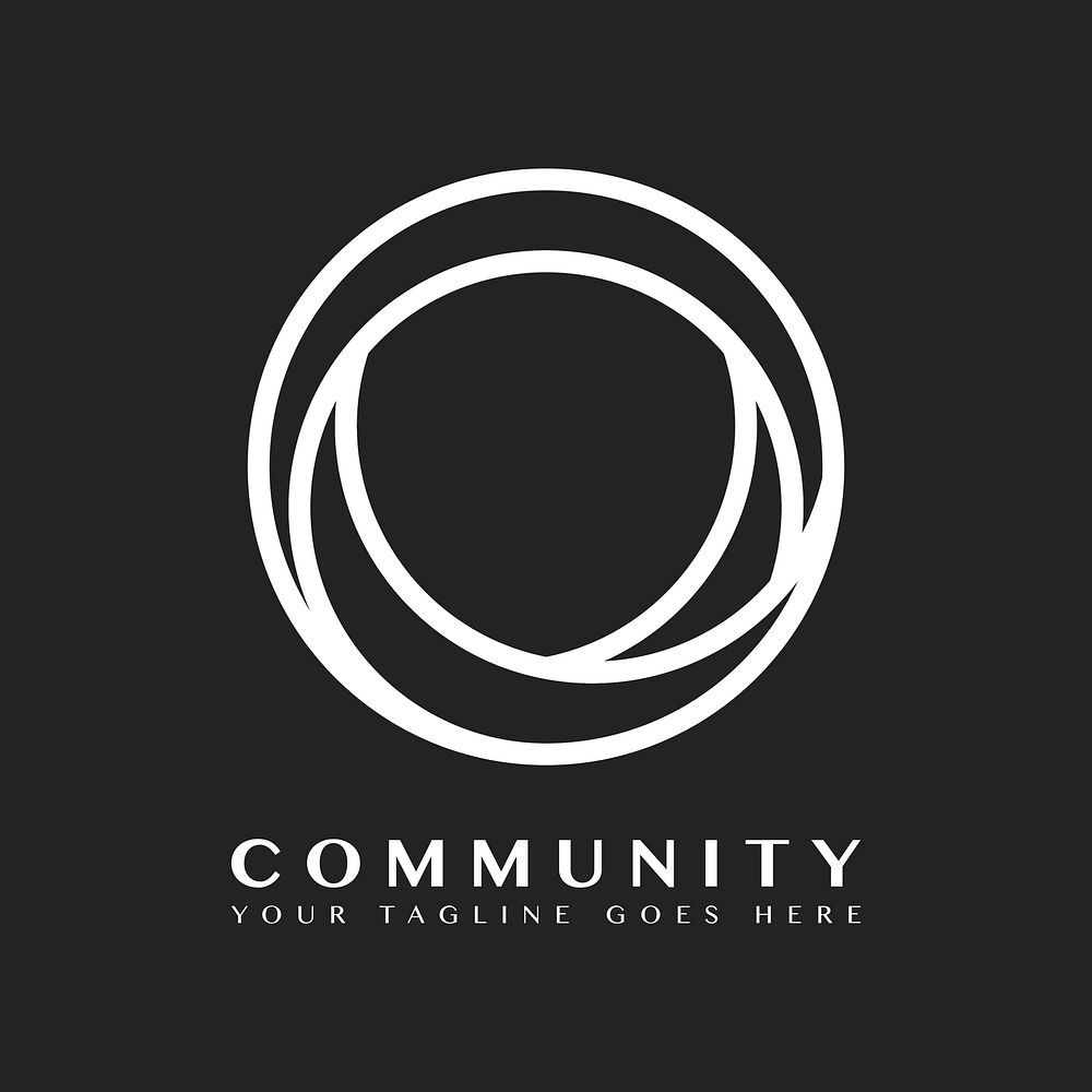 Community branding logo design sample