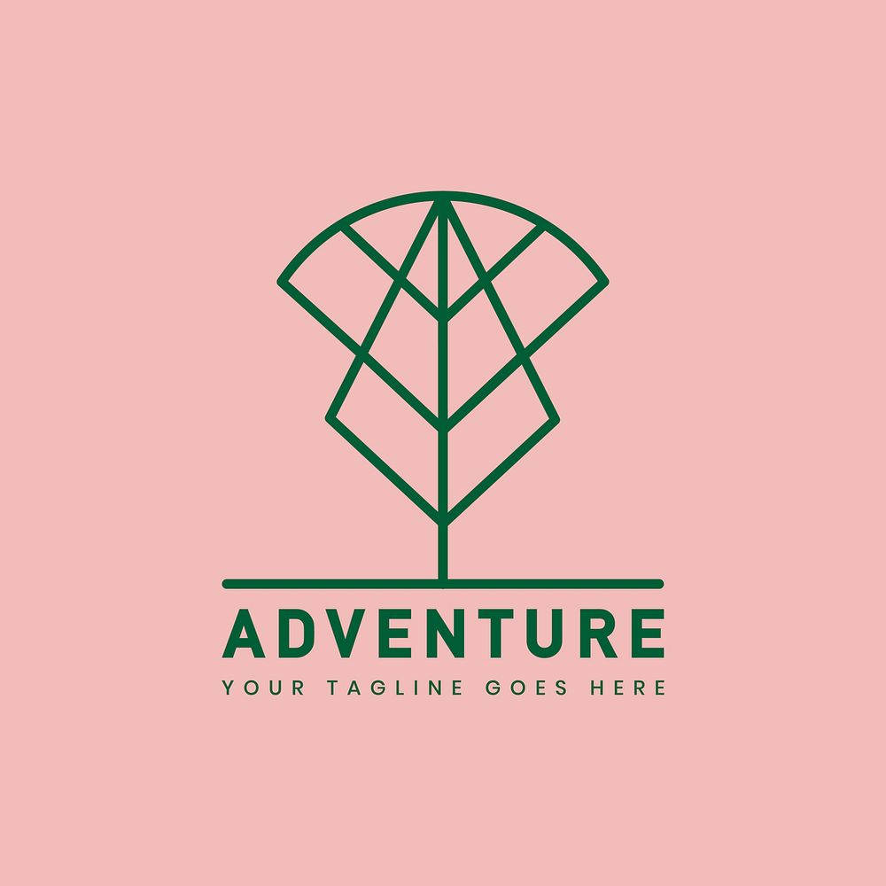 Outdoor adventure logo badge template