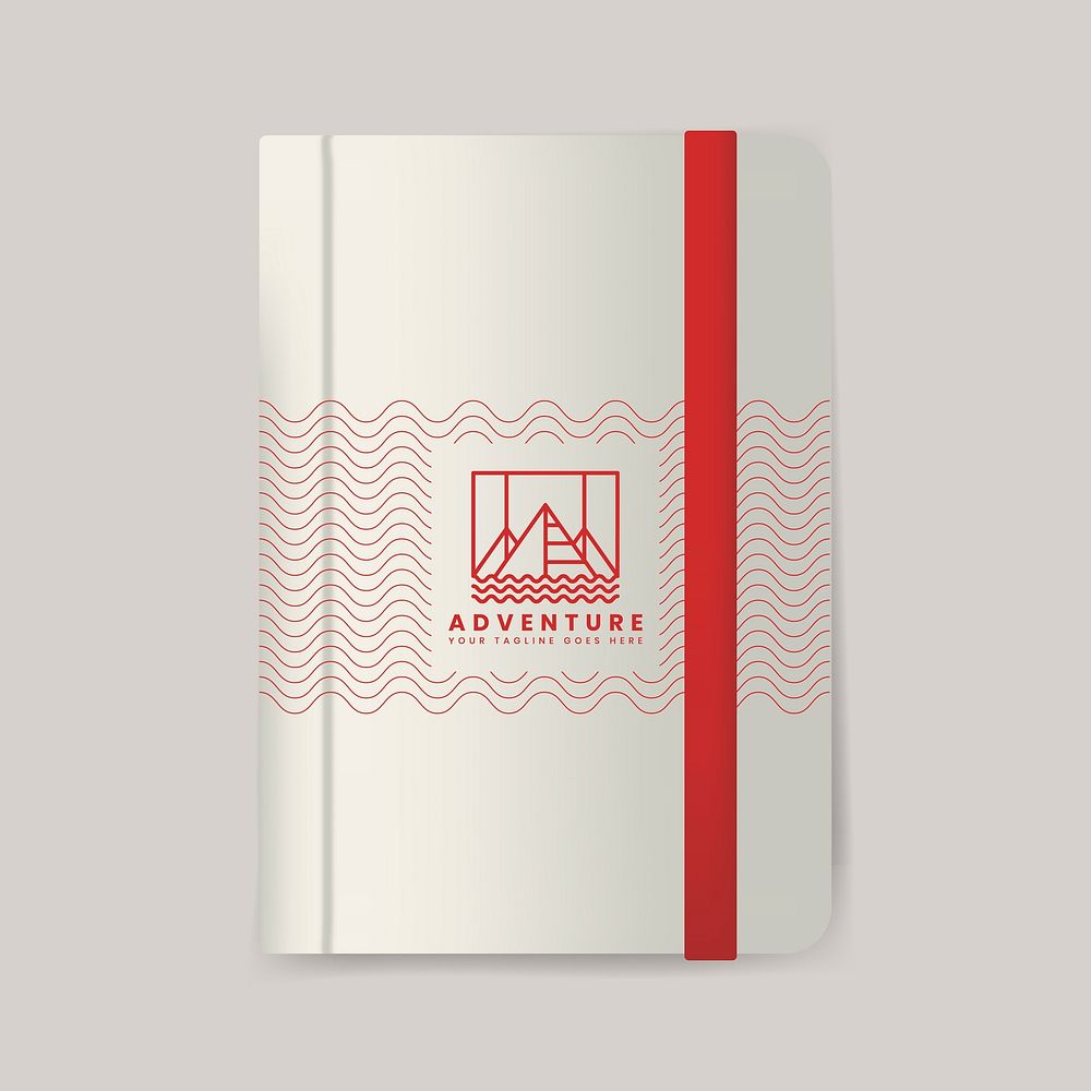 Premium journal cover design mockup