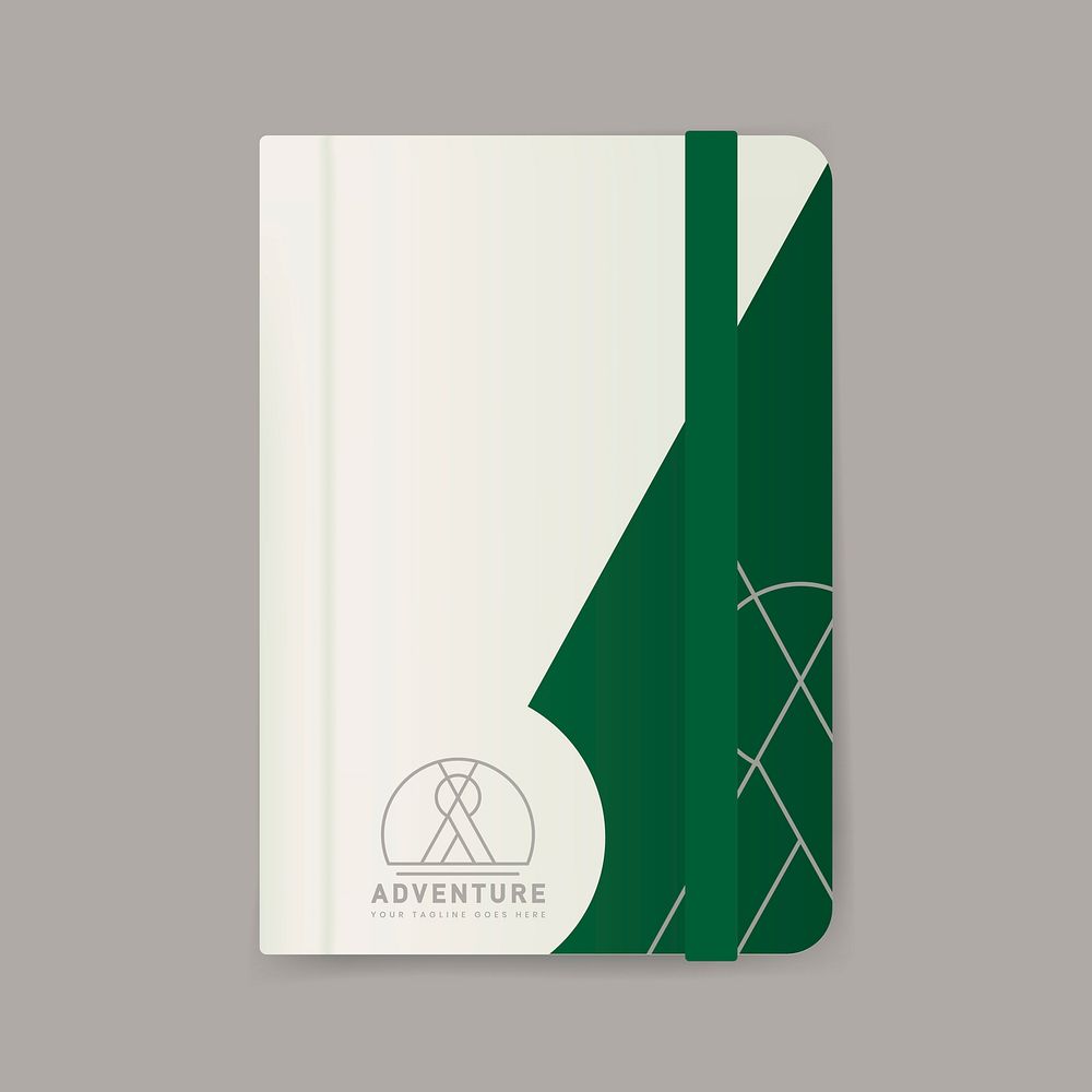 Premium journal cover design mockup
