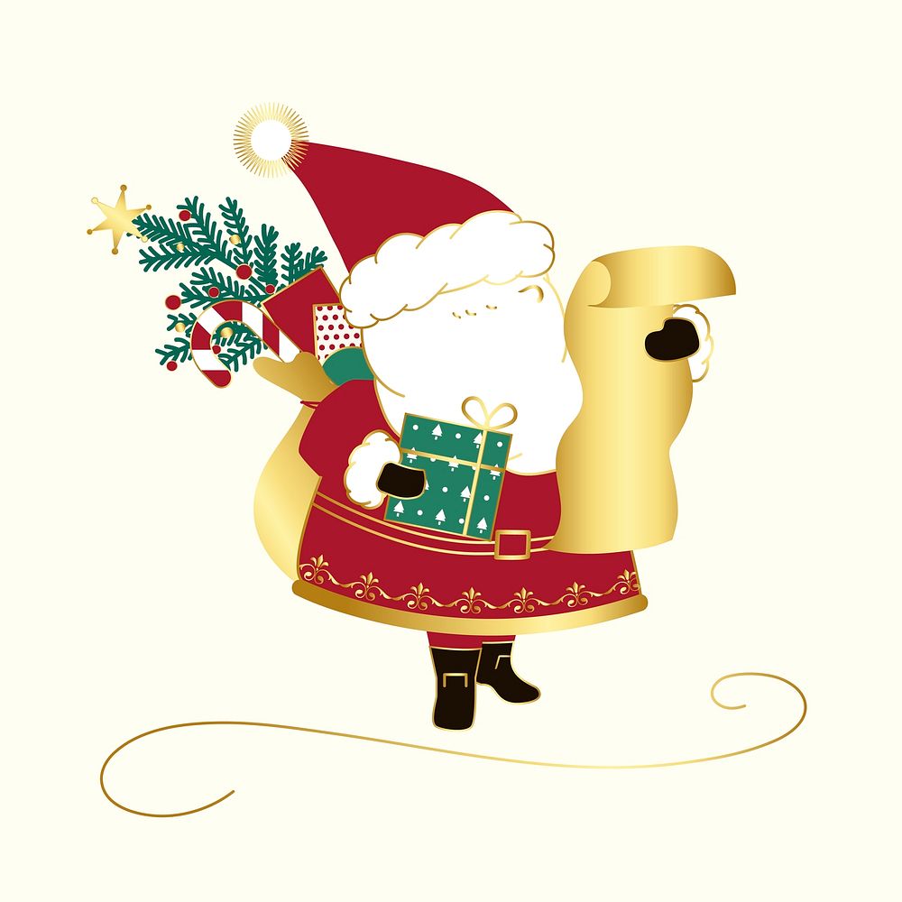 Santa Claus Christmas design vector