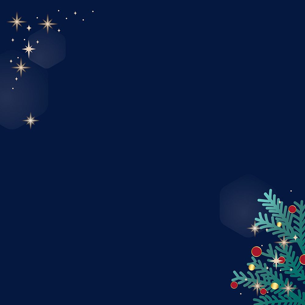 Christmas doodle on blue background vector