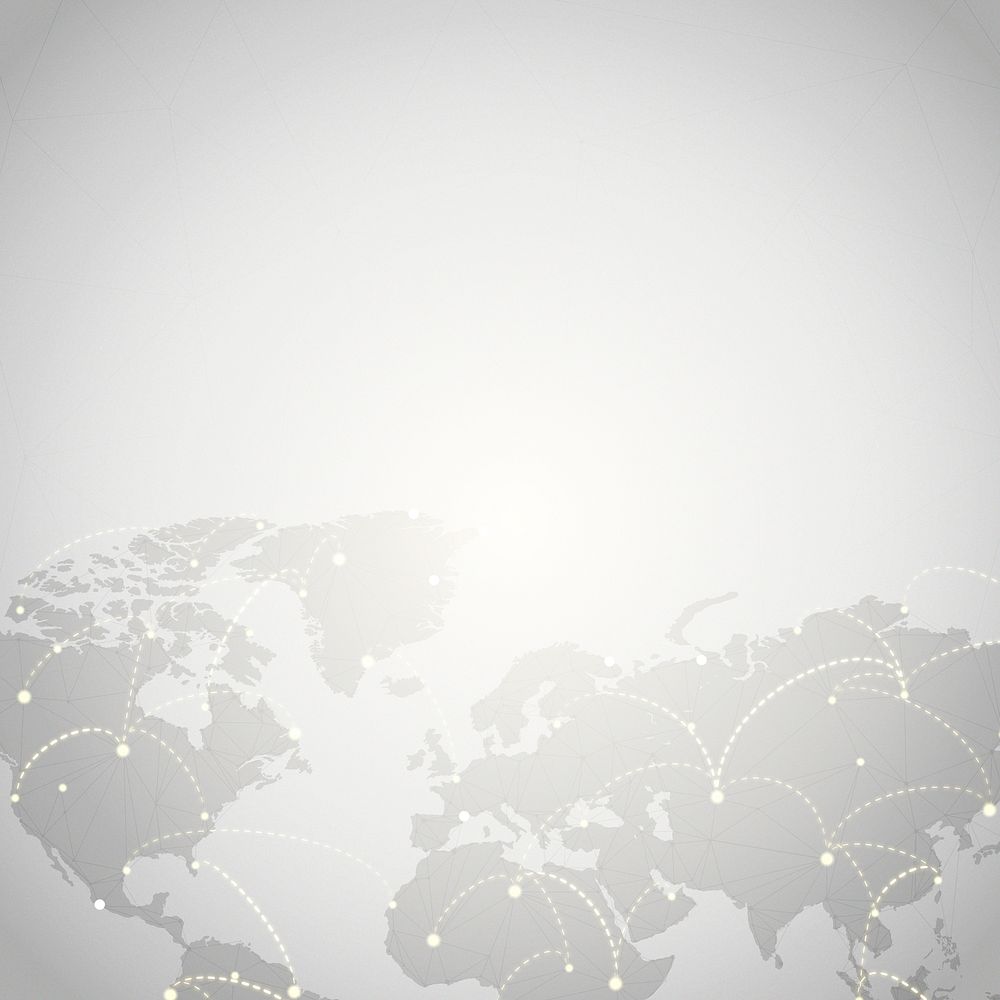Worldwide connection gray background illustration vector