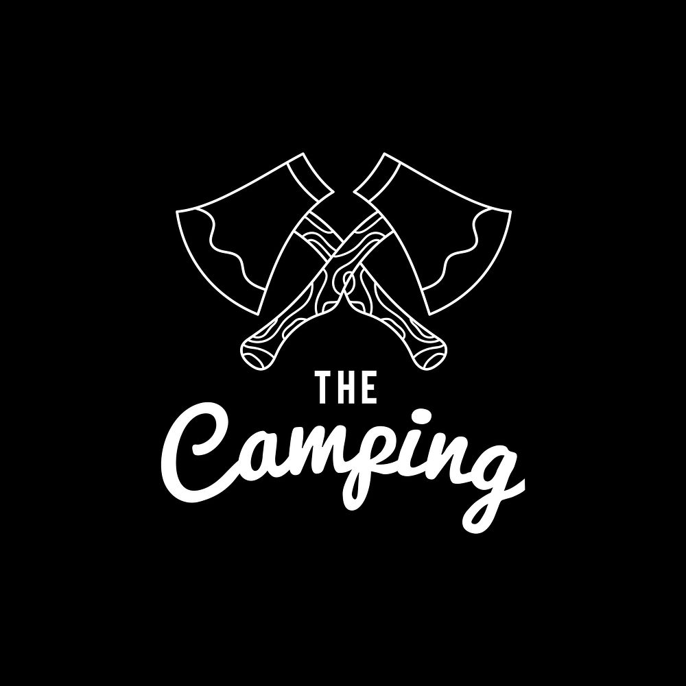 Vintage the camping logo text | Premium Vector - rawpixel