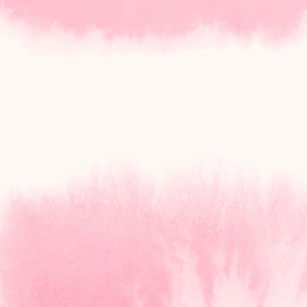 Pink watercolor style banner vector