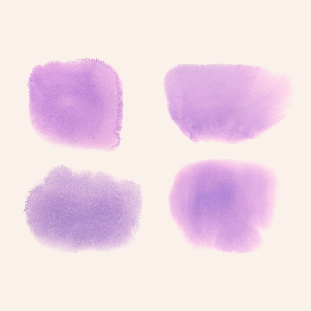 Purple watercolor style banner vector