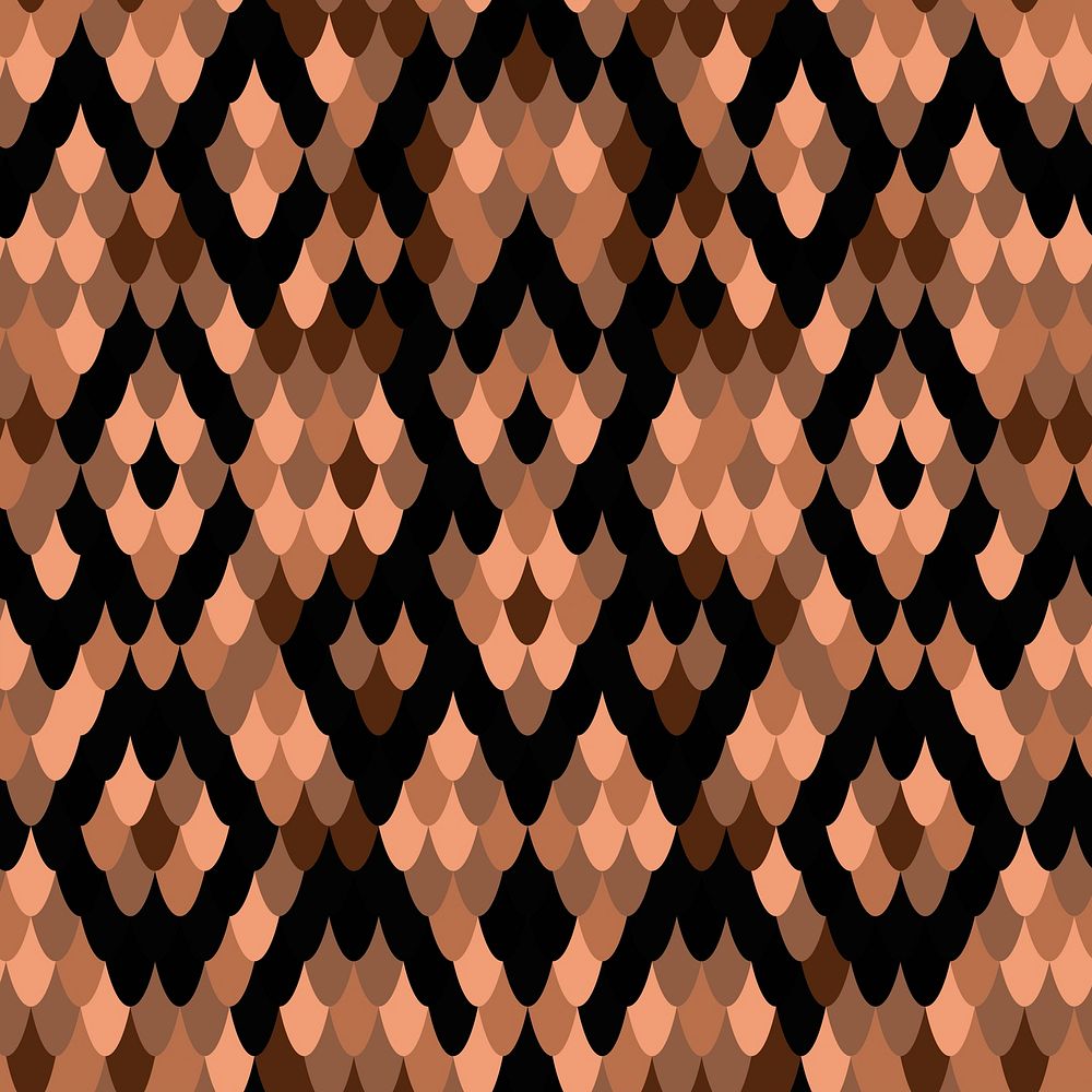 Seamless snake design pattern vector