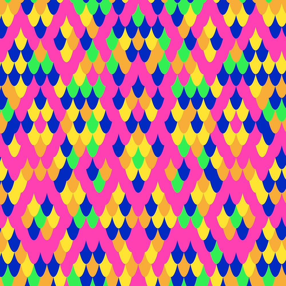 Seamless snake design pattern vector