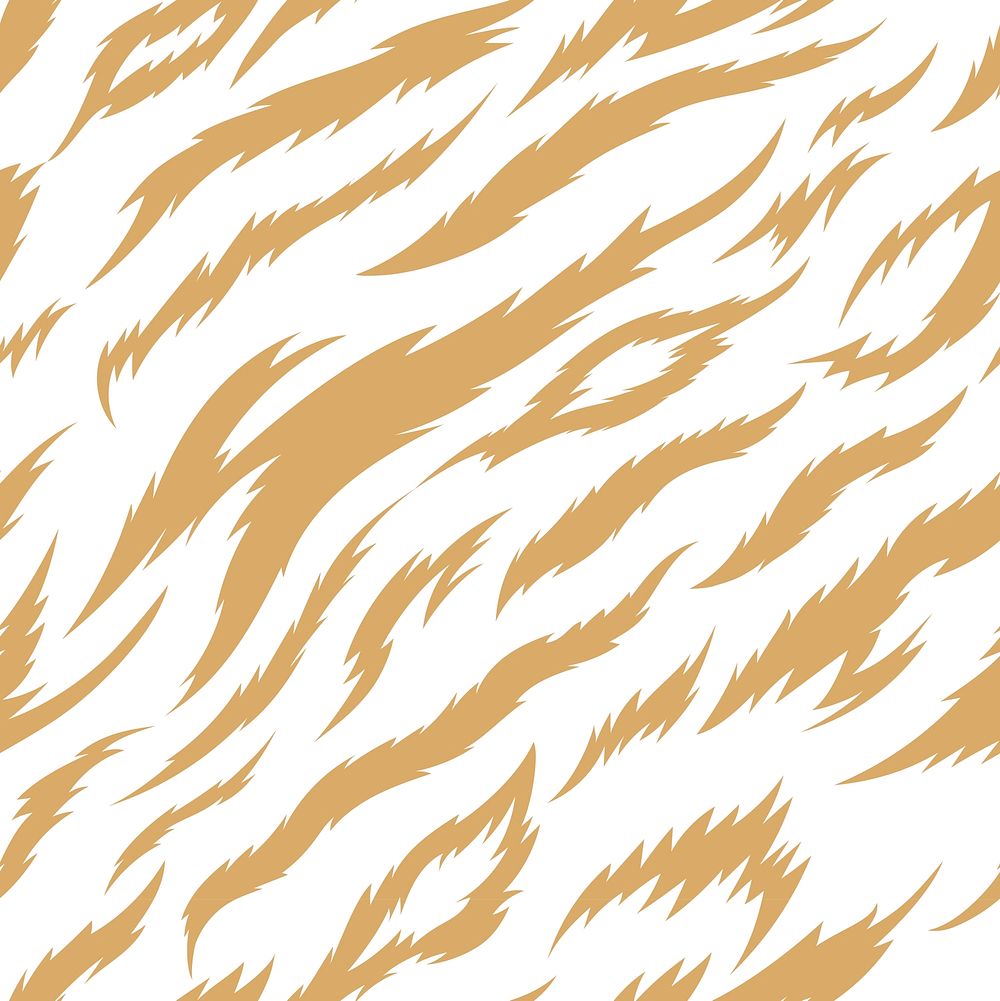 Tiger stripes seamless vector pattern