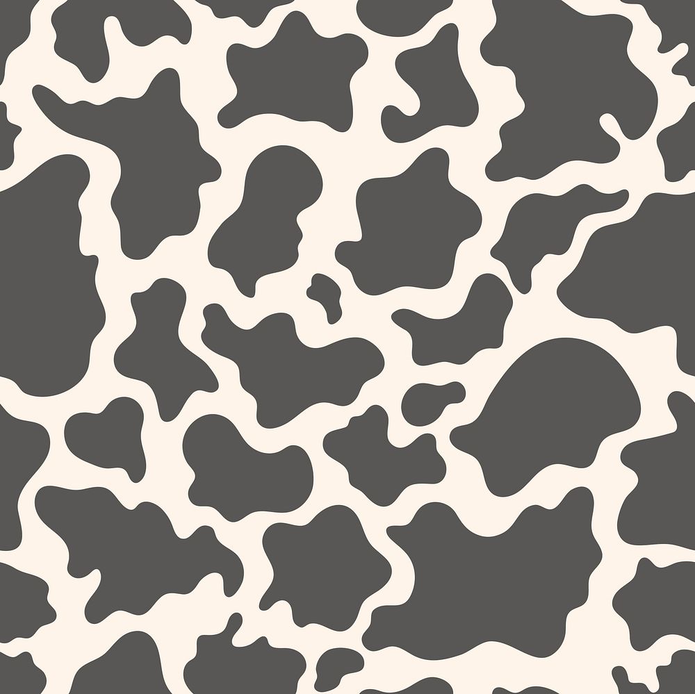 Cow skin seamless pattern vector