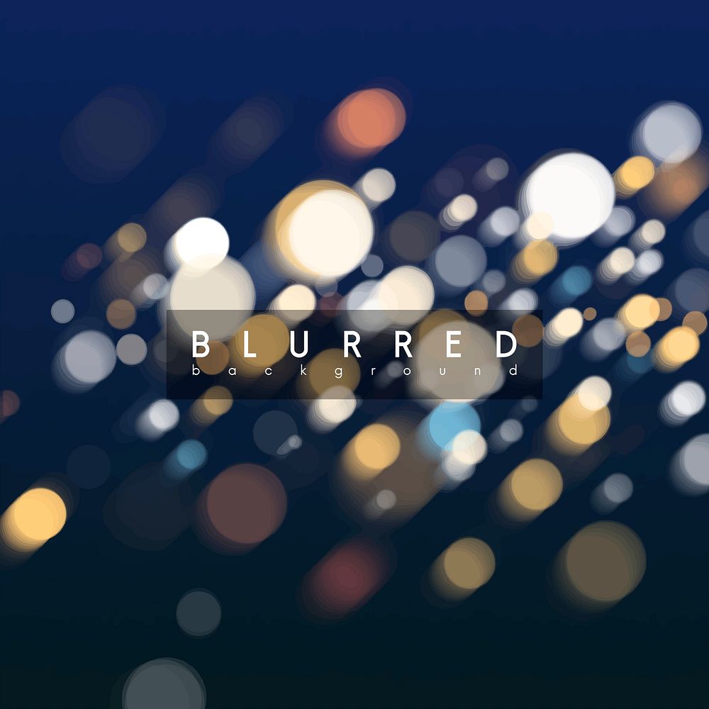 Blurred glowing background effect vector