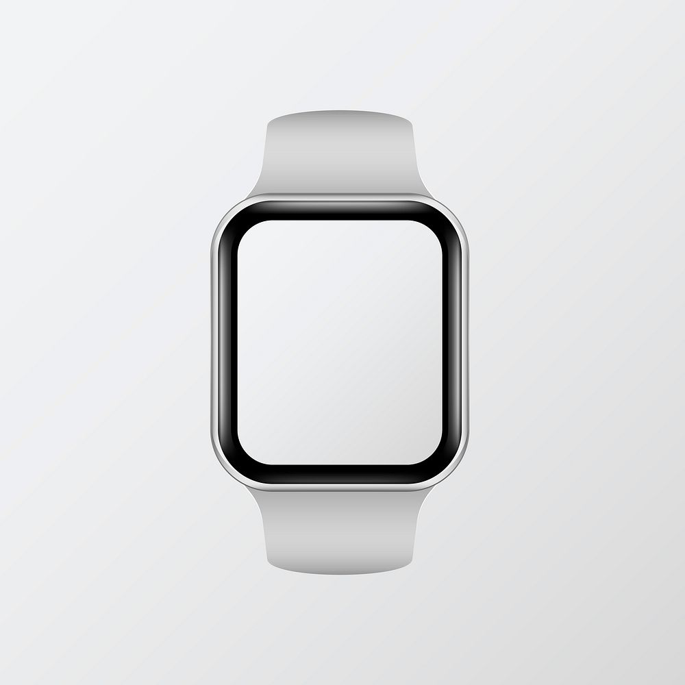 Digital smart watch screen mockup Free Vector Mockup rawpixel