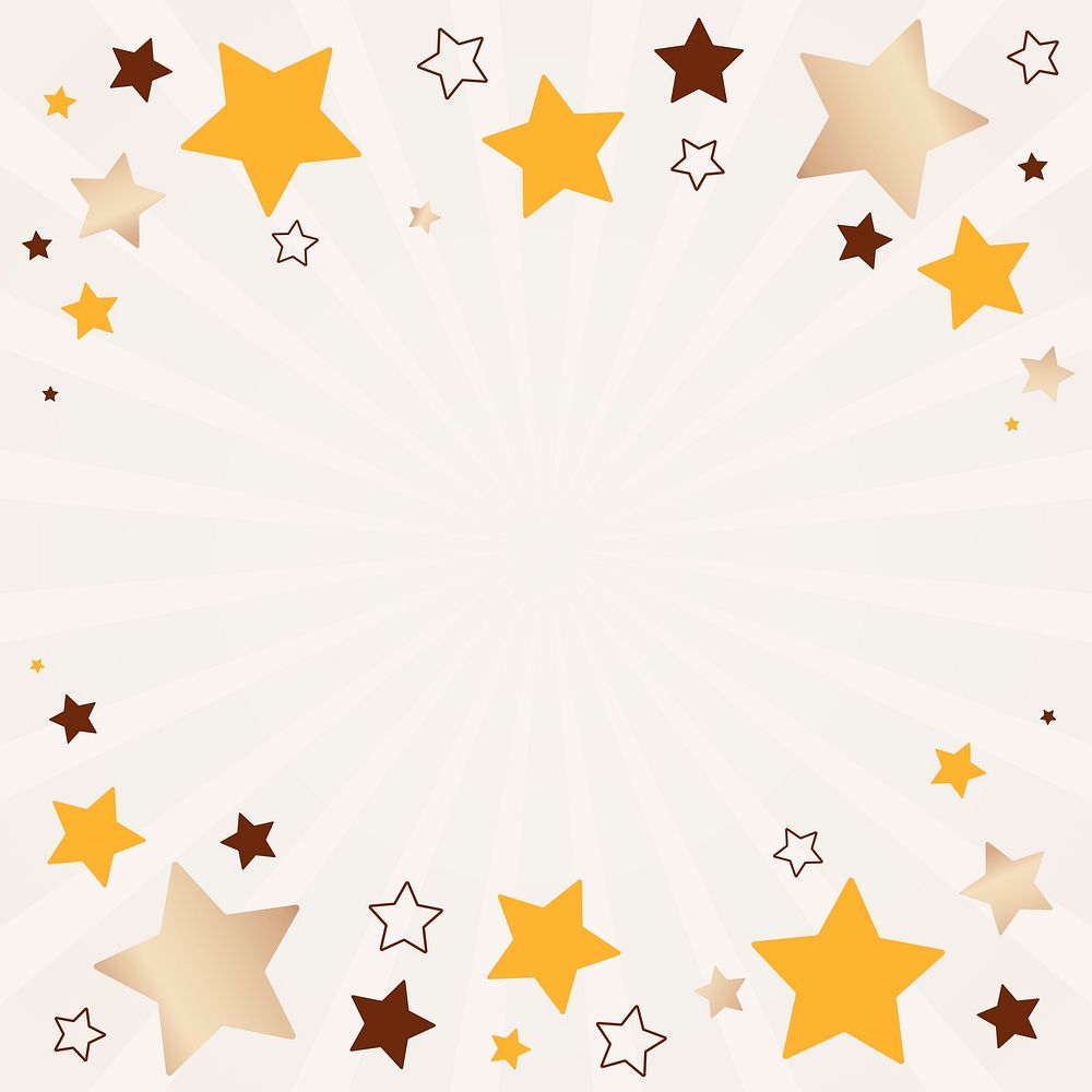 Festive stars background design vector