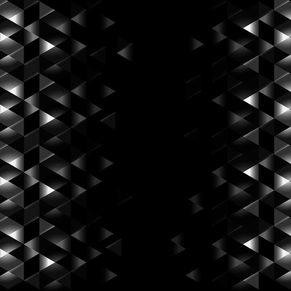 Black prism background design vector
