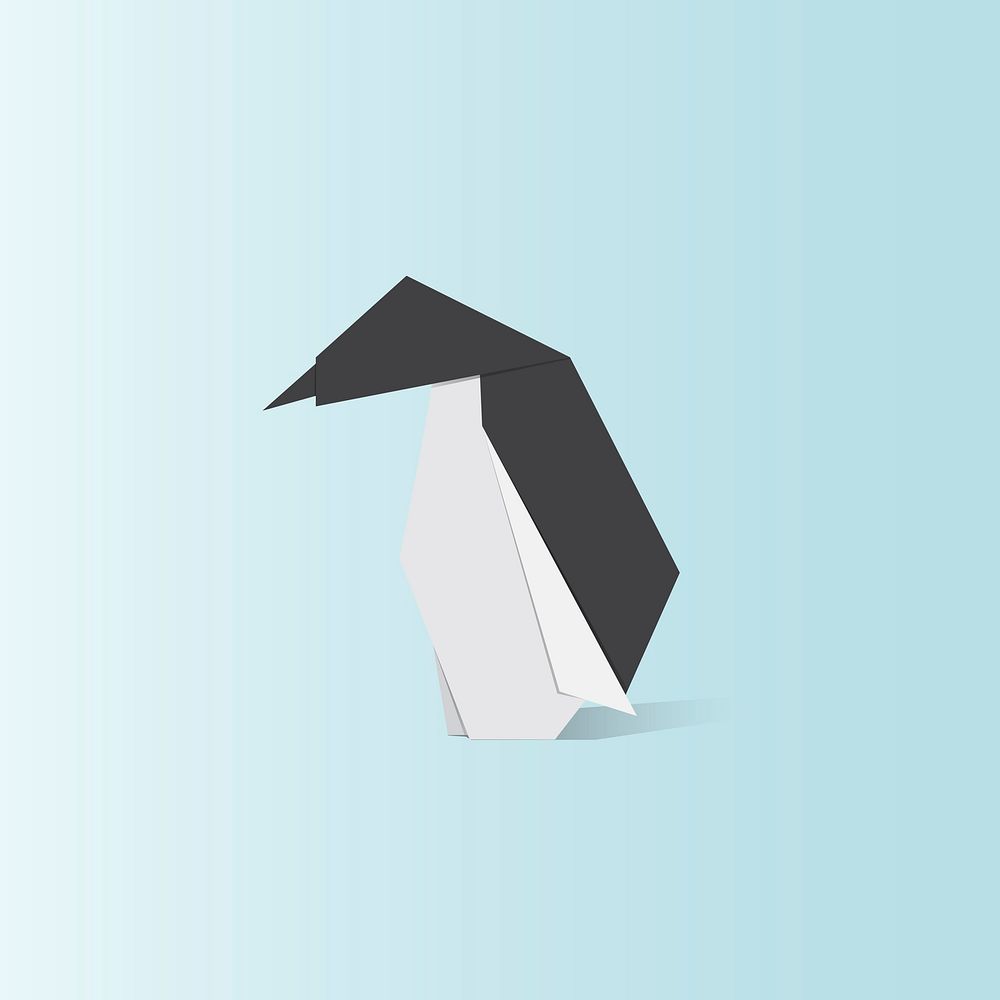 Animal origami vector