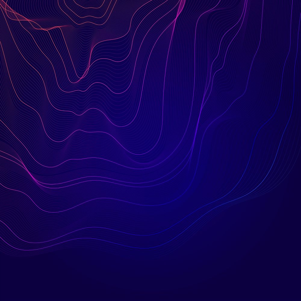 Blue and pink abstract map contour lines background