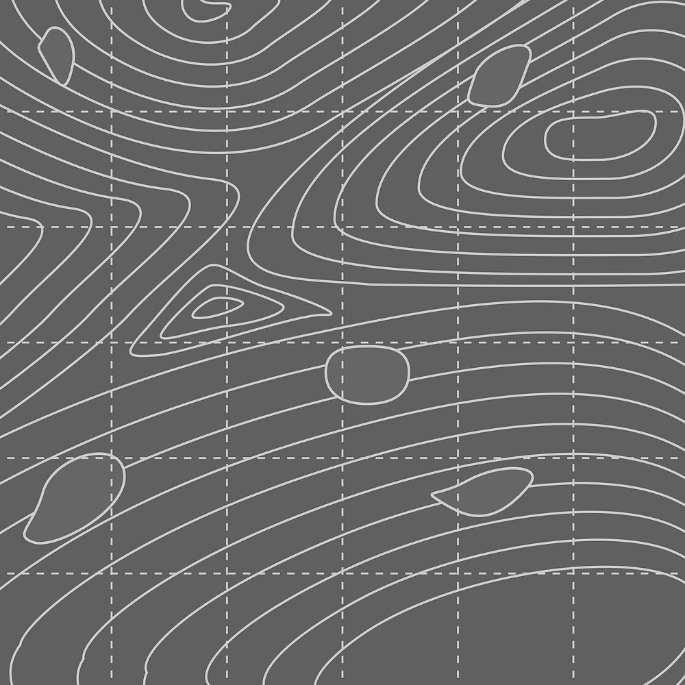 White and gray abstract map contour lines background