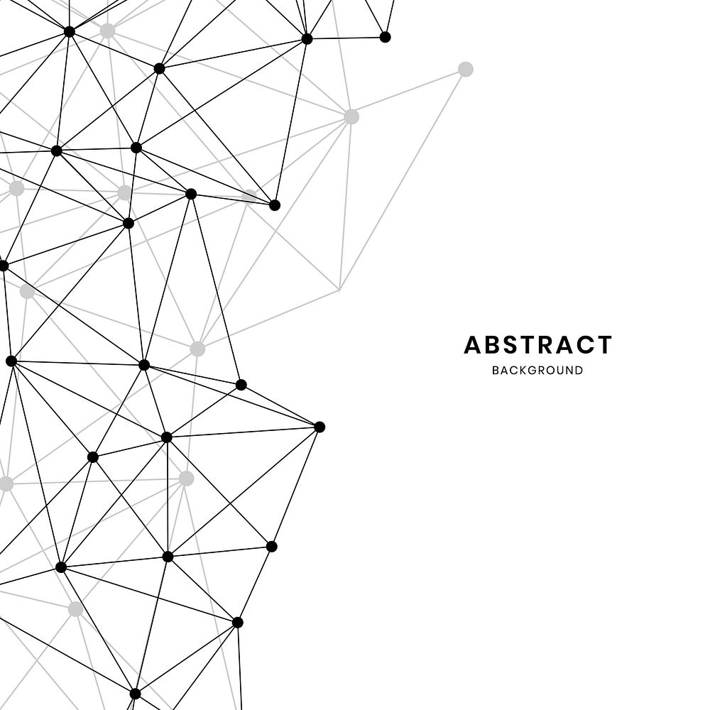 White neural texture abstract vector
