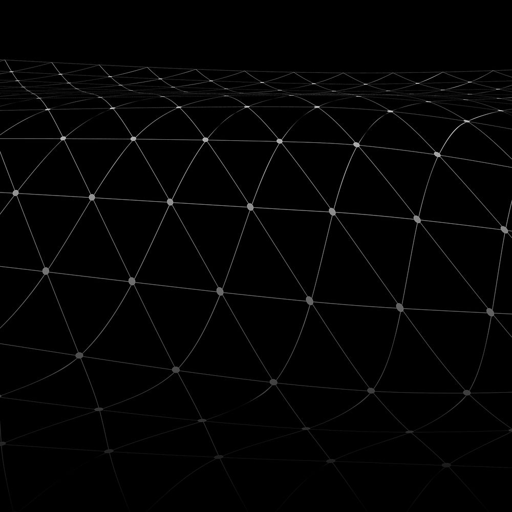 Black neural texture abstract vector