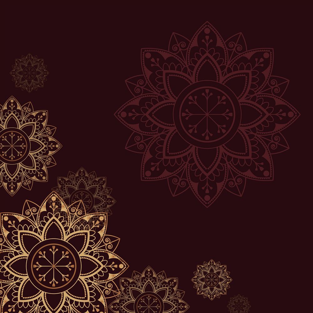 Eid mubarak lotus background vector