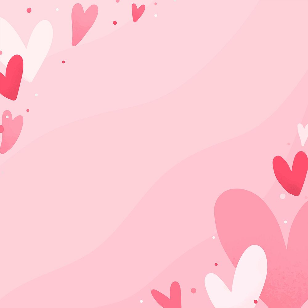 Valentines day card vector design with copy space