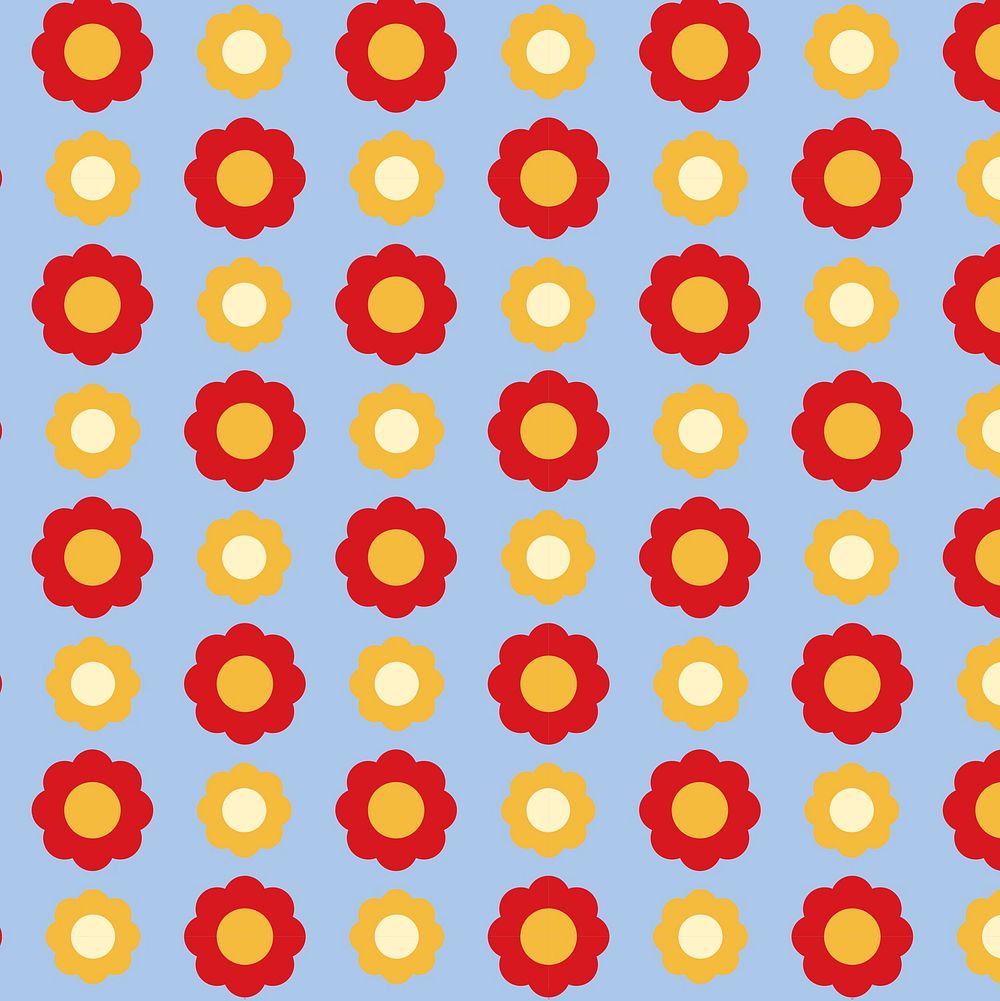 Floral pattern for background vector