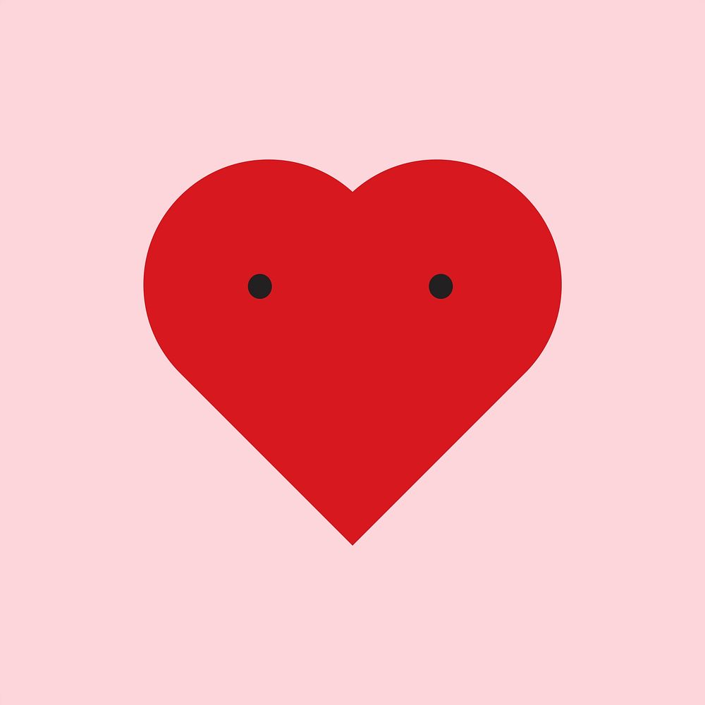 Valentine's day heart design vector