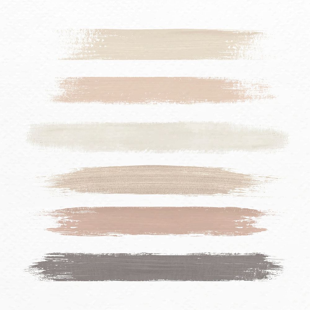 Pastel acrylic brush stroke vector